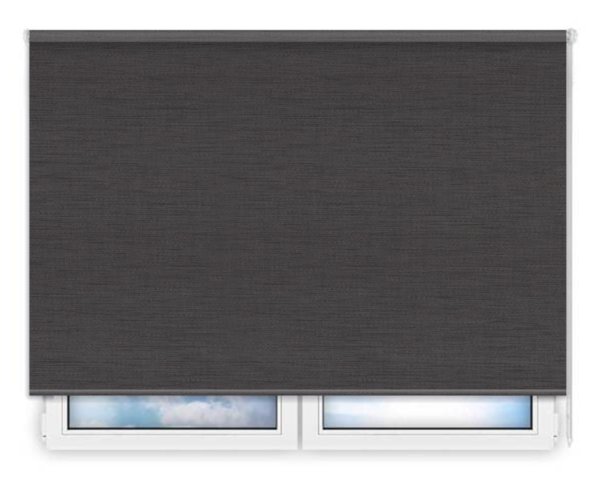 Стандартные рулонные шторы Корсо блэкаут темно-серый цена. Купить в «Мастерская Жалюзи»